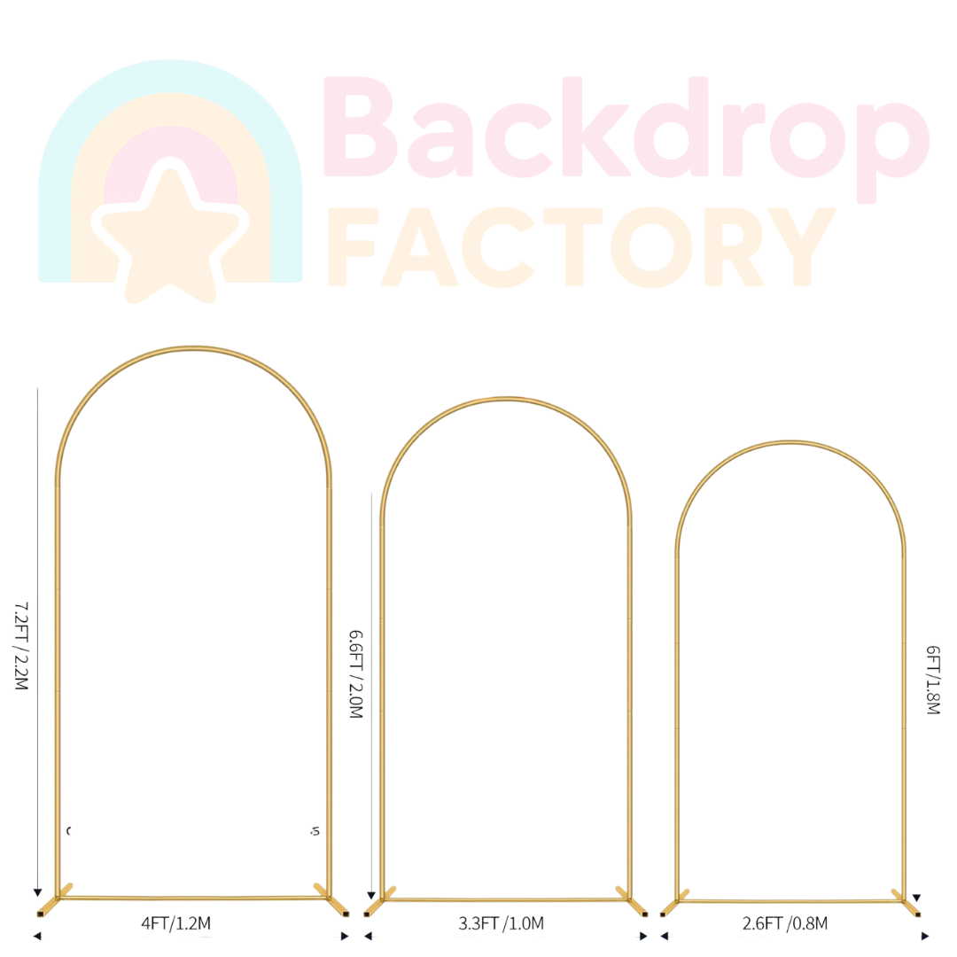 Kids Movie Hawaii Cartoon Style 3 Pieces Arch Backdrop | Arch Backdrop for Birthday Party | Party Decoration