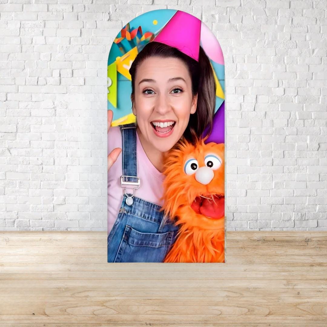 Ms Rachel Style Arch Backdrop for Birthday Party