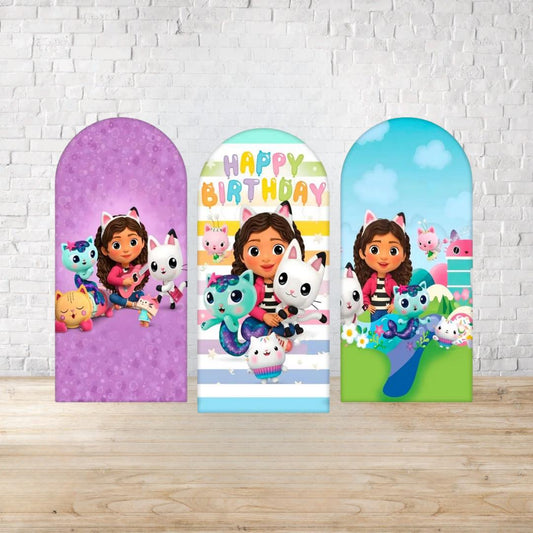 Cartoon Magical House 3 Pieces Arch Backdrop | Arch Backdrop for Birthday Party | Party Decoration